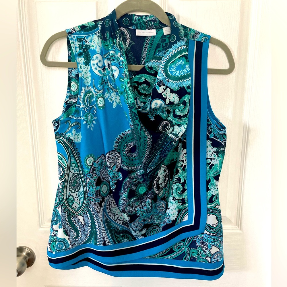 Paisley Wrap Tank